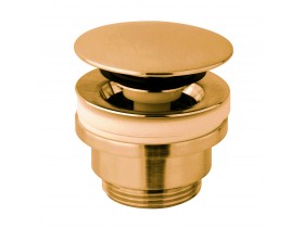 ZSCA050HGSP Донный клапан 1'1/4 CLIC-CLAC с камерой перелива, золото брошир (Paffoni) (244213)